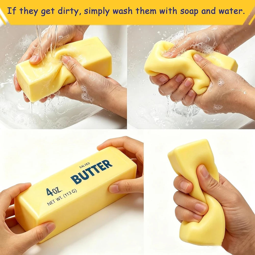 Realistic Butter Squeeze Toy